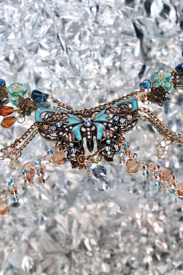 "Because abs are temporary but jewelry is right now" Butterfly Waist Chain - Image 3