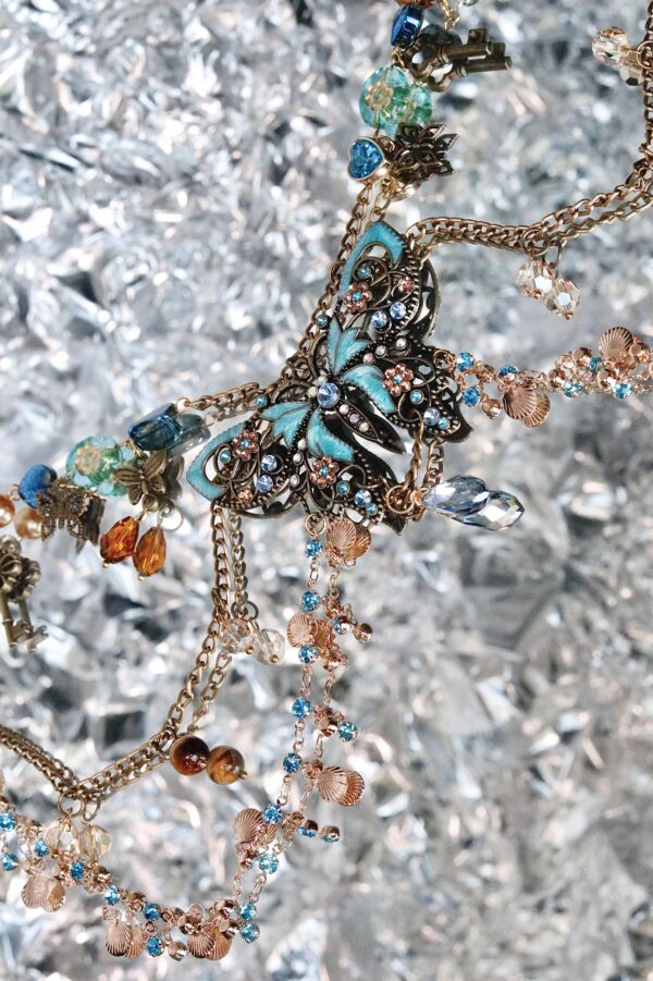 "Because abs are temporary but jewelry is right now" Butterfly Waist Chain - Image 4